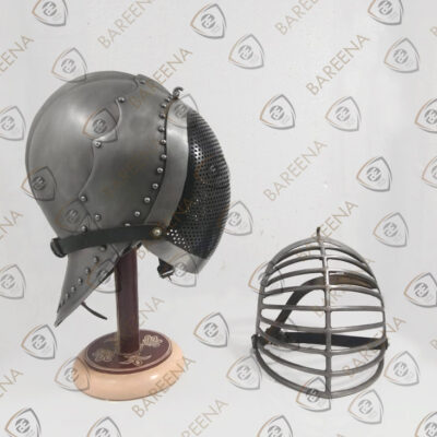Open Face Sallet (with Interchangeable face plates)