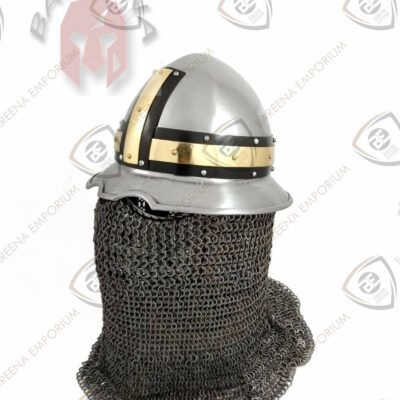 Kettle Helmet with Eye Slotted Brim