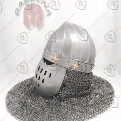 Fluted Italo Norman Helmet