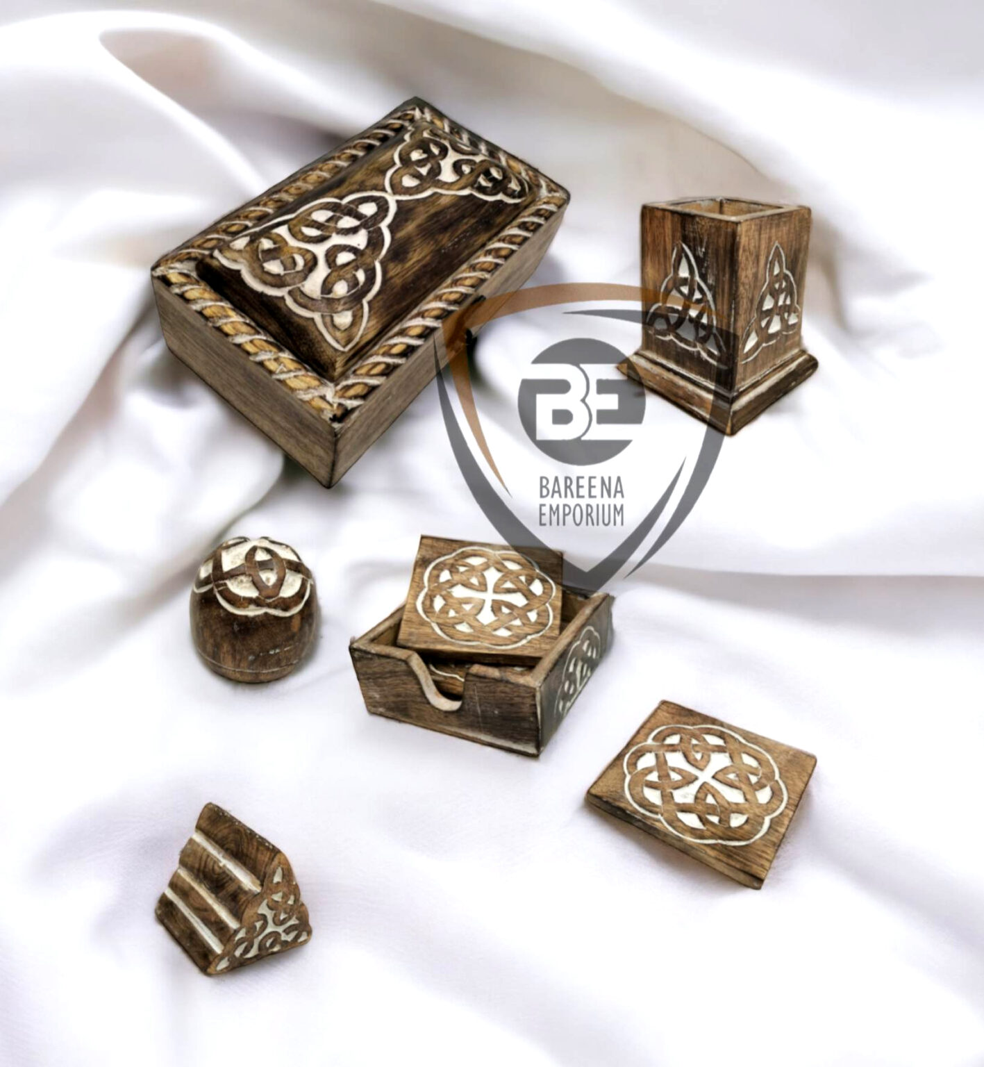 BE - Celtic Knot Carved - Tablewares