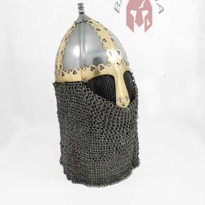 Gnezdovo Helmet with Perforated Face Plate