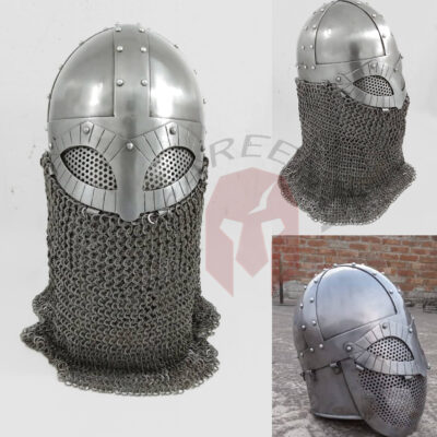 Gjermundbu Helmet 2 with Perforated Face Plate