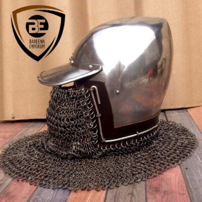 Bascinet with Hat Brim