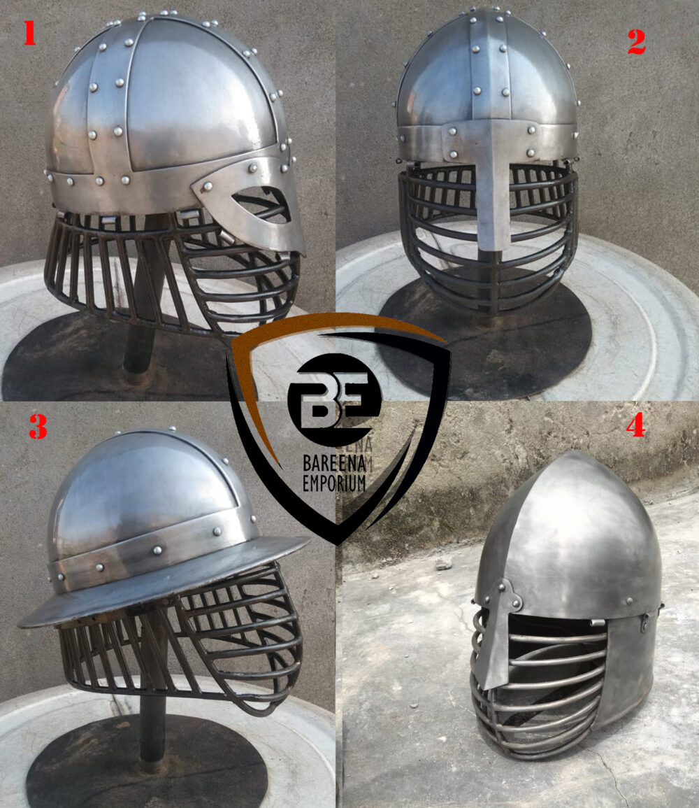 BE - Explore Our Basic Helmets – Viking, Spangenhelm, Kettle, and Conical Styles
