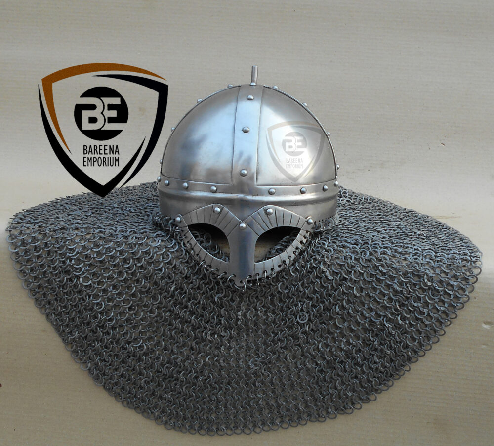 BE- Gjermundbu Helmet - Viking with Riveted Aventail