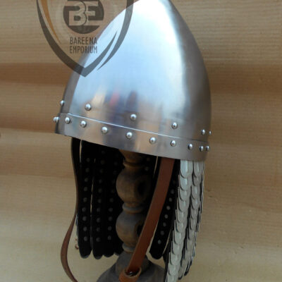 BE - 🛡️ Spangenhelm – Early Medieval Warrior Helmet with Scale Aventail