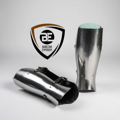 BE -Articulated Greaves –  Three-Piece Leg Armor | 16 Gauge Steel
