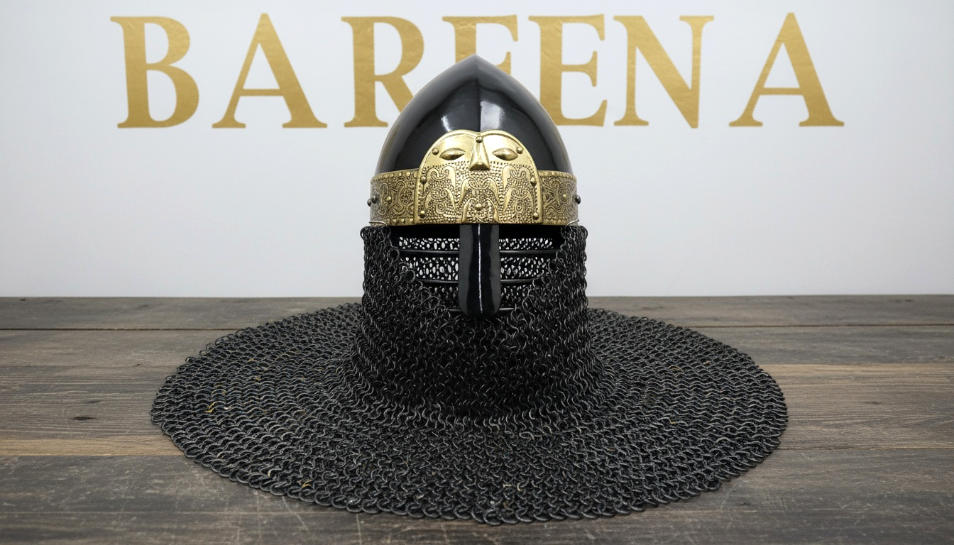 Nemiya Helmet – Handcrafted 14 Gauge Steel Medieval Armor - Image 3