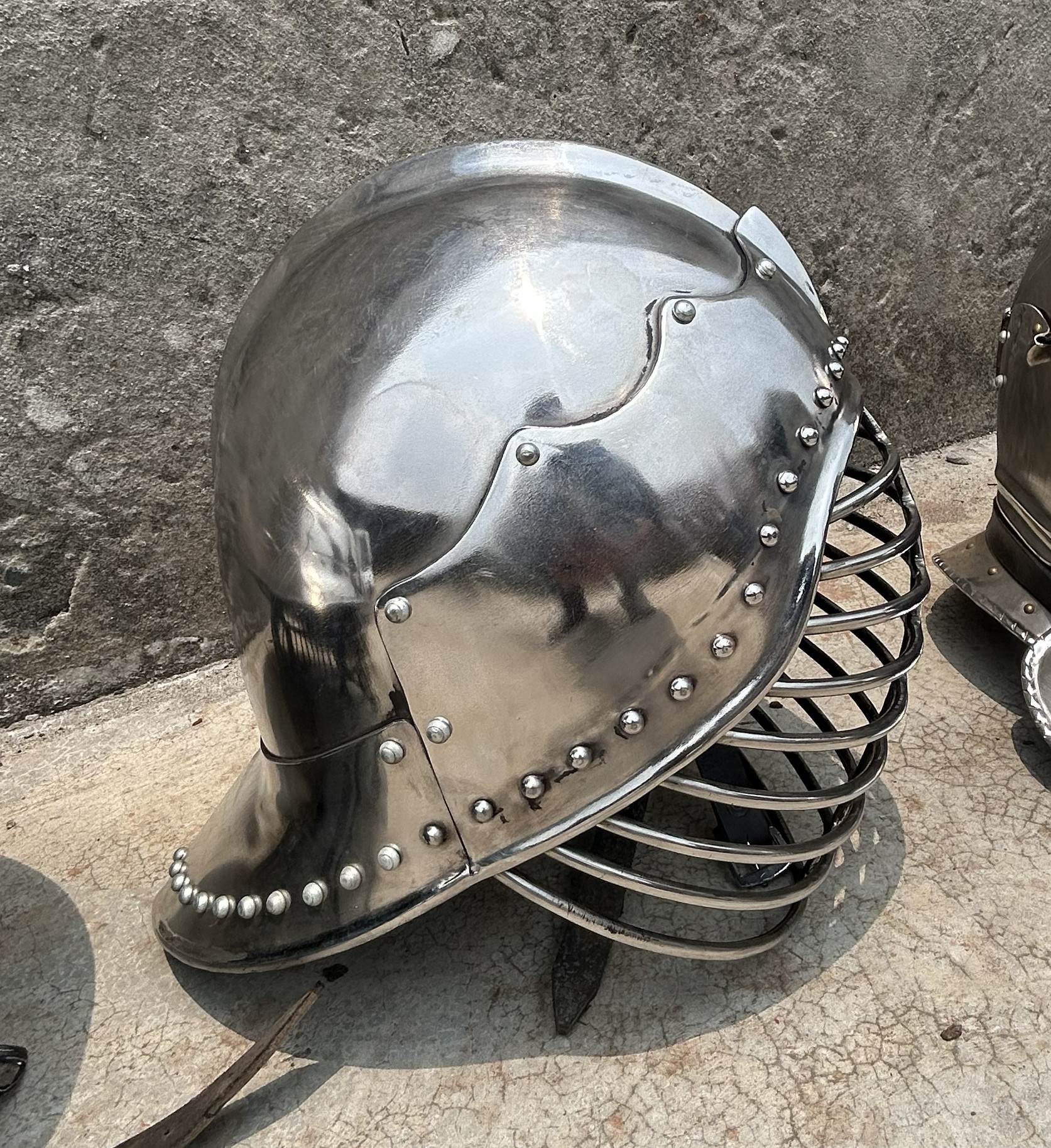 Ready to Ship Stainless Helmets – Flat Sale $325 USD Each - Image 3
